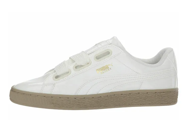 PUMA Basket Heart Marshmallow White Women's
