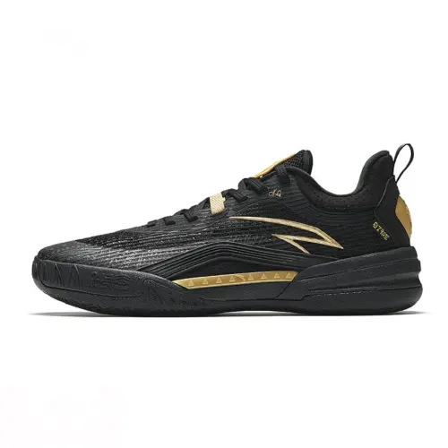 Anta KAI 1 TEAM Low top Basketball Shoes Men's Black Gold