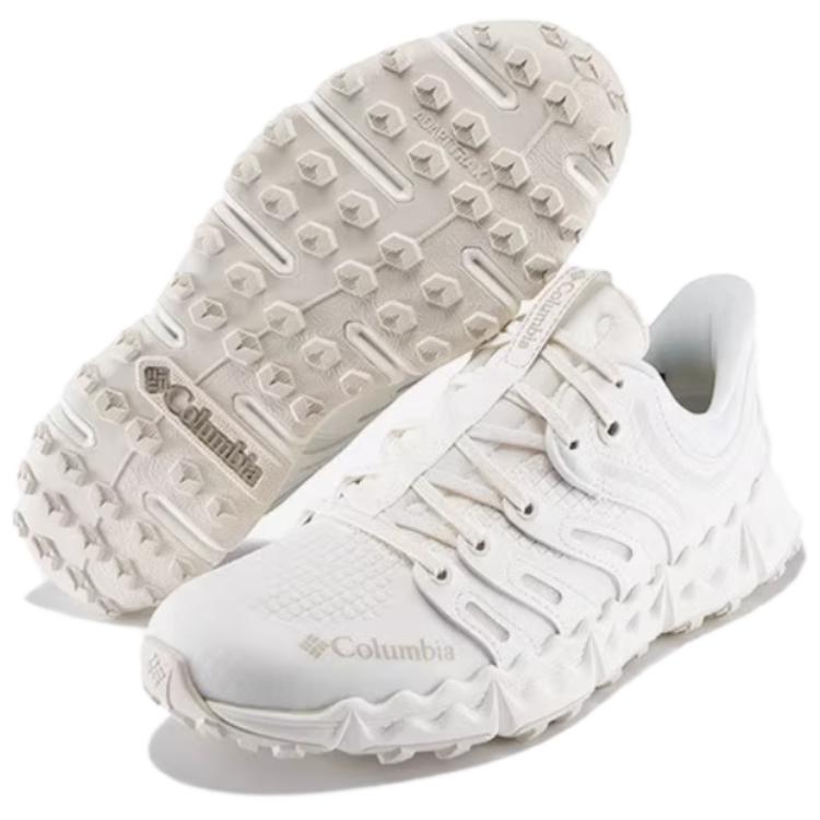 Columbia Fabric Cushioning Slip Resistant Abrasion Resistant Breathable Low top Hiking Shoes Women’s White
