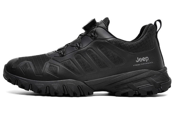 Jeep Lightweight Abrasion Resistant Low top Outdoor Shoes Men’s Black