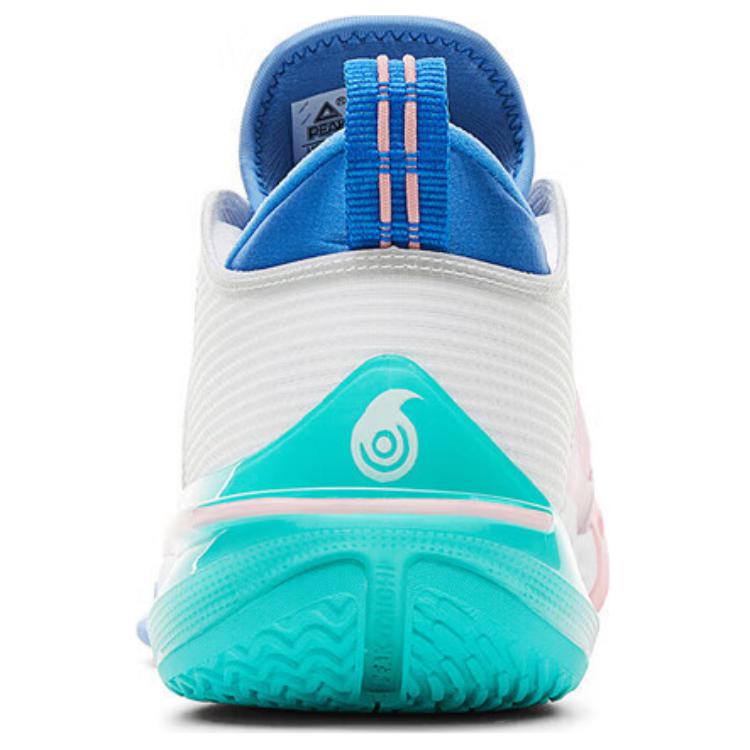 PEAK Taichi Flash 6 Cushioning Abrasion Resistant Rebound Low top Basketball Shoes Men’s White Blue