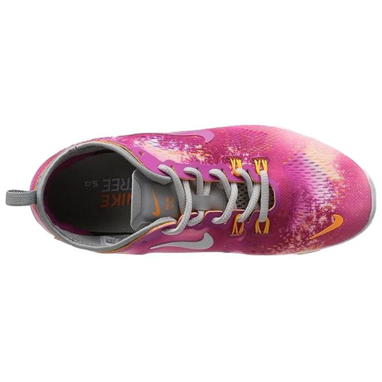 Nike Free 5.0 Slip Resistant Abrasion Resistant Slip Resistant Abrasion Resistant Low top Training Shoes Women’s Pink