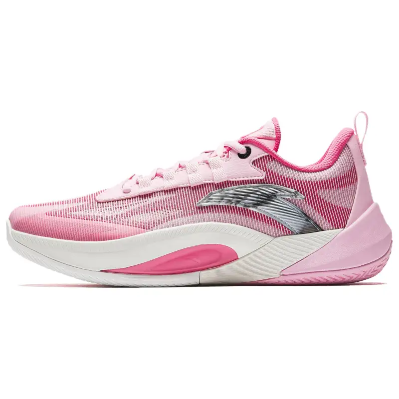 Anta Zap 1 TD Cushioning Abrasion Resistant Cushioning, Wear Resistant Low top Basketball Shoes Men's White Pink Black