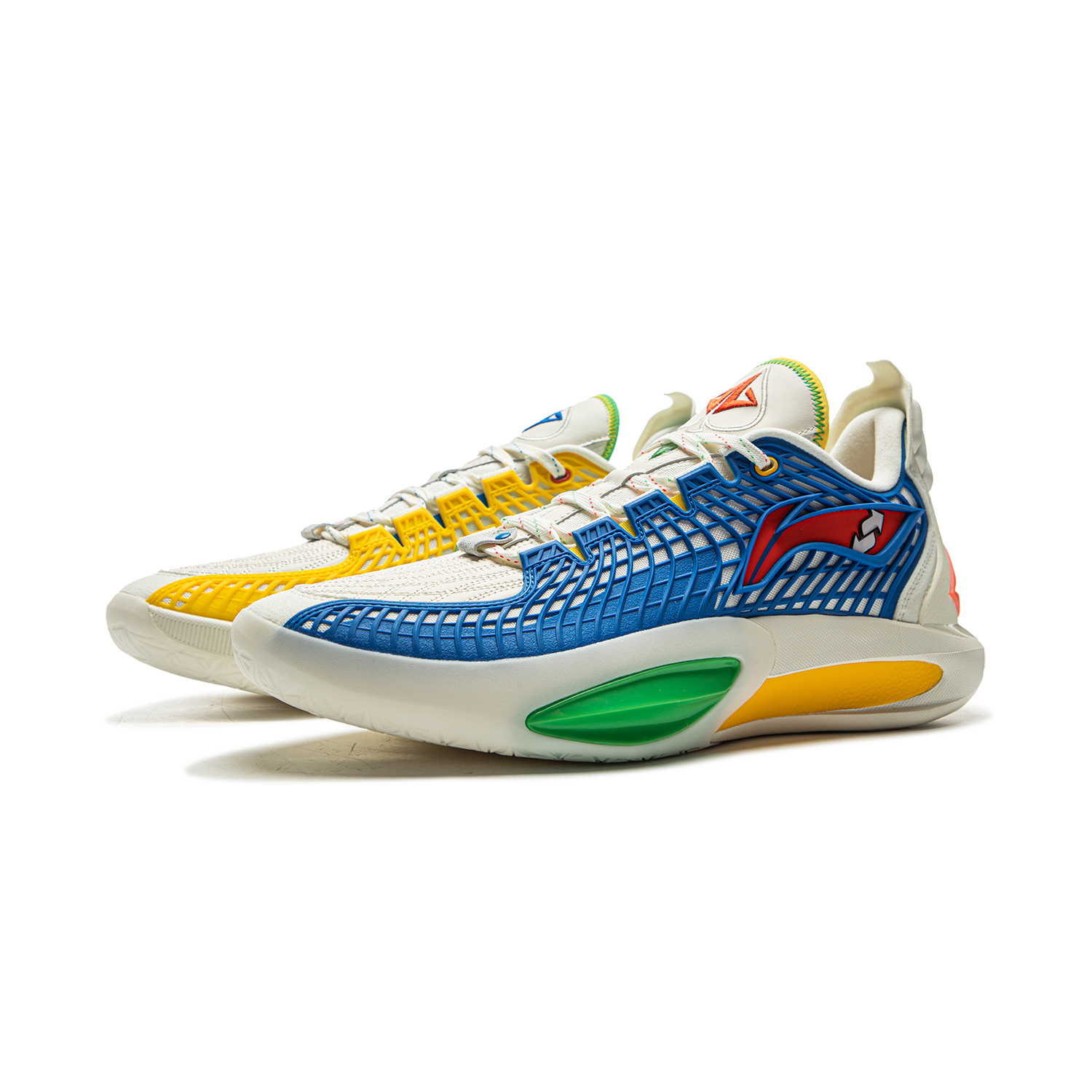 Li Ning JB3 Low top Basketball Shoes Men’s White Blue Red