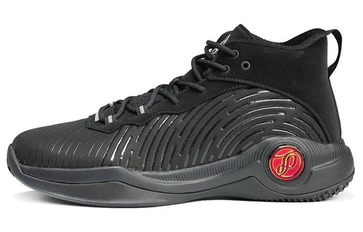 PEAK Parker Cavalry P MOTIVE Mid top Performance Basketball Shoes Men's Black