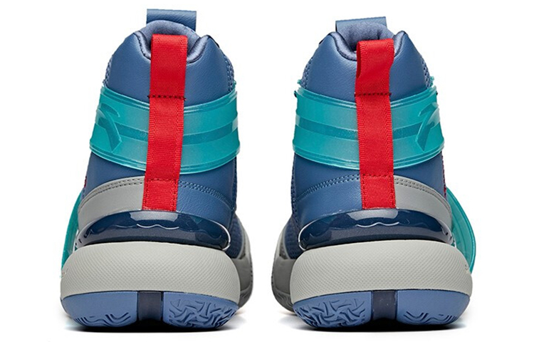 Anta Crazy 4 High top Performance Basketball Shoes Men’s Blue Gray