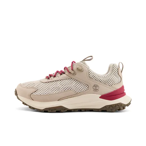 Timberland Mountaineering & Hiking Shoes Men's Light Taupe Dark Red