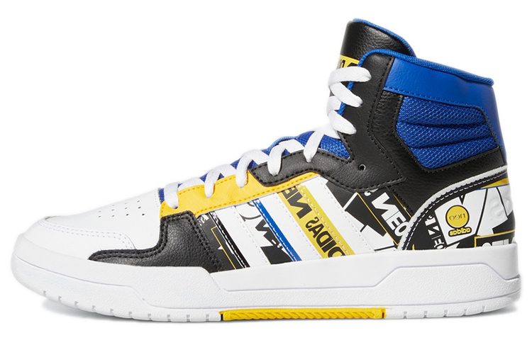 Мужские кеды adidas neo Entrap (бело-синие)