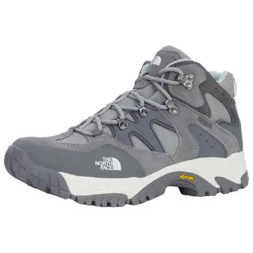 THE NORTH FACE Sierra Slip Resistant Abrasion Resistant Mid top Mountaineering Shoes Men's Gray