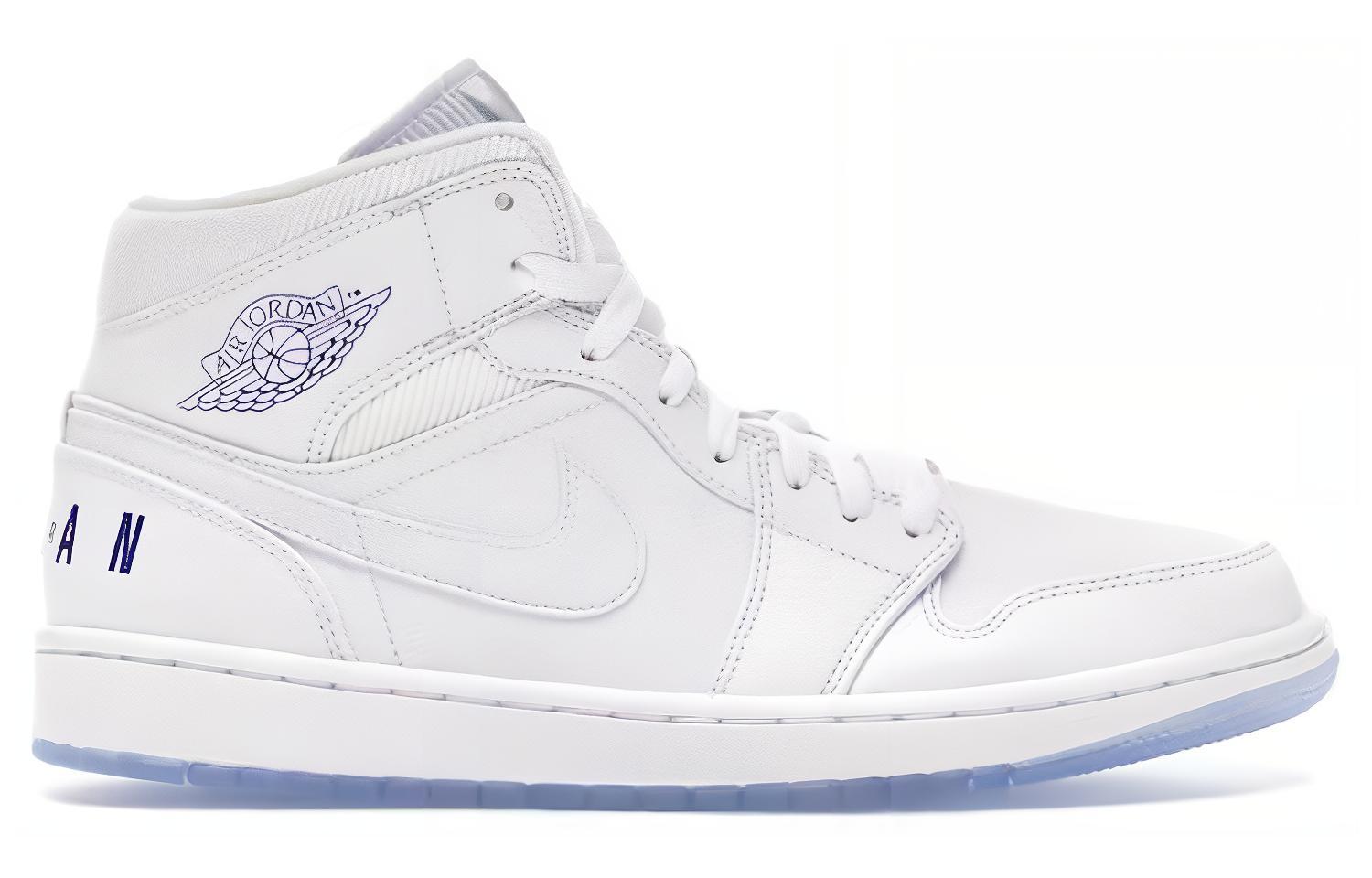 Jordan 1 Mid Pure White