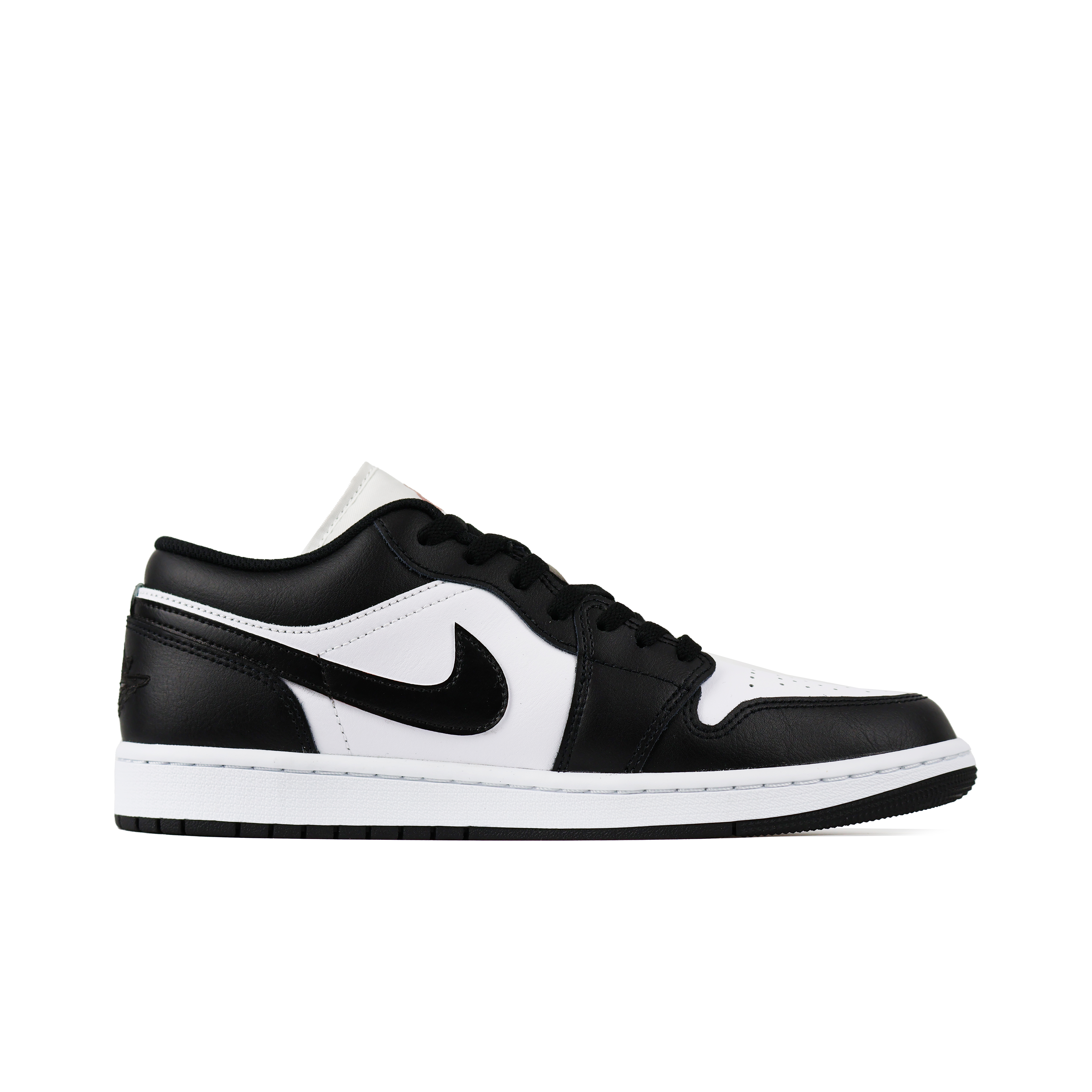 Jordan Air Jordan 1 Abrasion Resistant Support Low top Vintage Basketball Shoes Unisex White Black