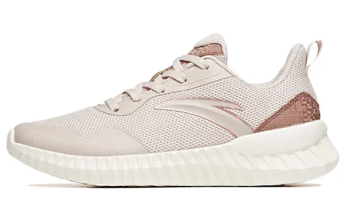 ANTA Training Shoes Women's Low Top Lotus Gray/Rose Gold/Ivory White