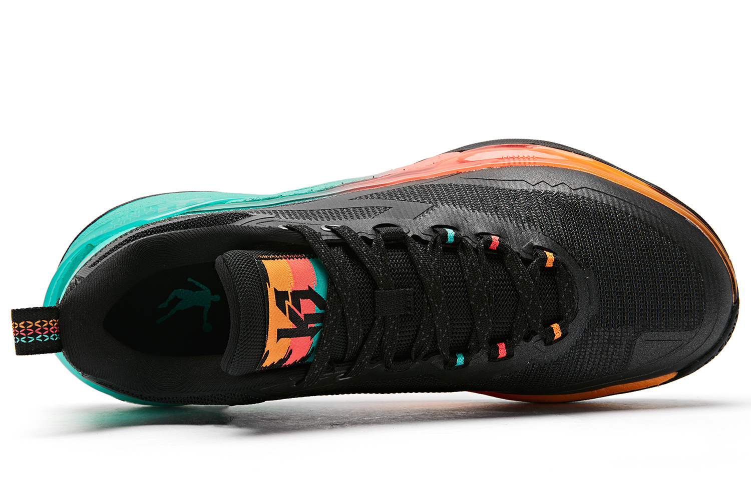 QIAODAN Prickle 7.0 PRO Q KUNGFU TURBO Cushioning Slip Resistant Low top Basketball Shoes Men’s Black Blue Green