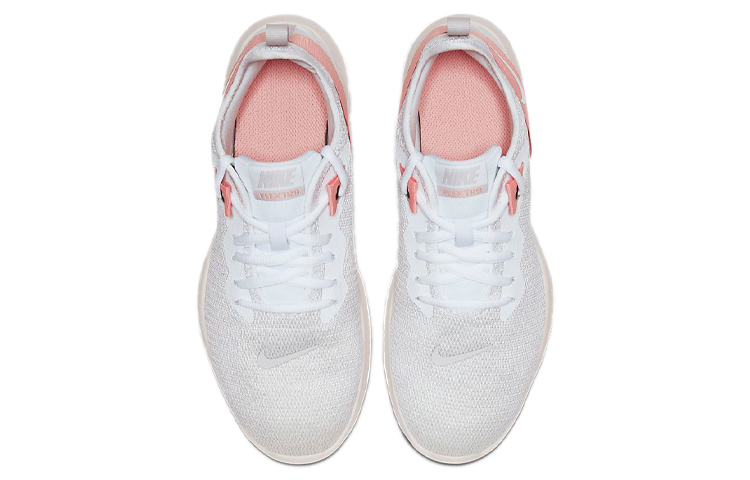 Женские кроссовки Nike Flex TR 9 (бело-розовые) — Белыйрозовый — фото 4