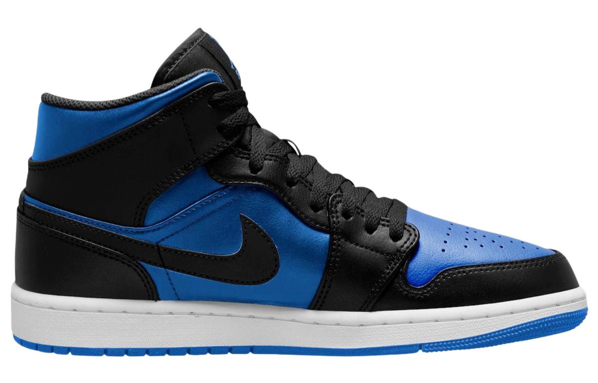 Jordan 1 Mid Black Royal Blue