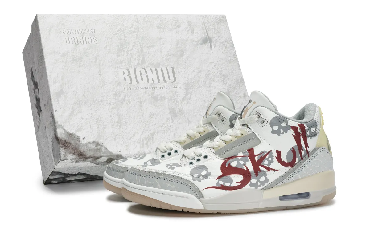 Jordan Air Jordan 3 Ghost Awakens Slip Resistant Abrasion Resistant Slip Resistant Abrasion Resistant Mid top