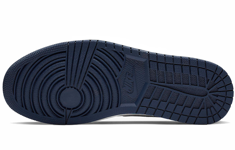 Мужские кроссовки Jordan Air Jordan 1 Sb Low (сине-белые) — Тёмно-синий / белый / чёрный / красный — фото 5