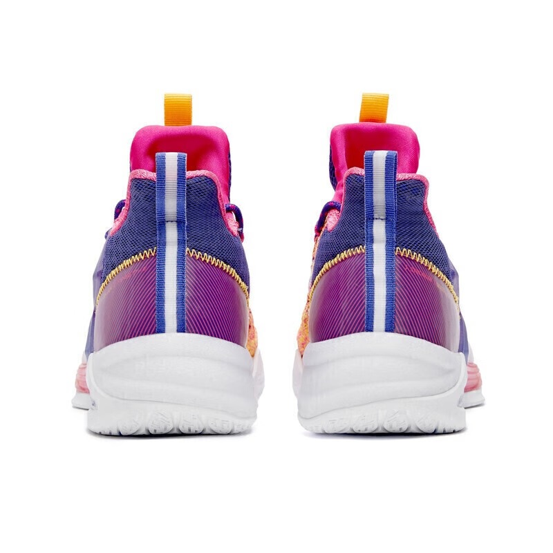 361° BIG3 2.0 Leather Cushioning Slip Resistant Abrasion Resistant Mid top Performance Basketball Shoes Men’s