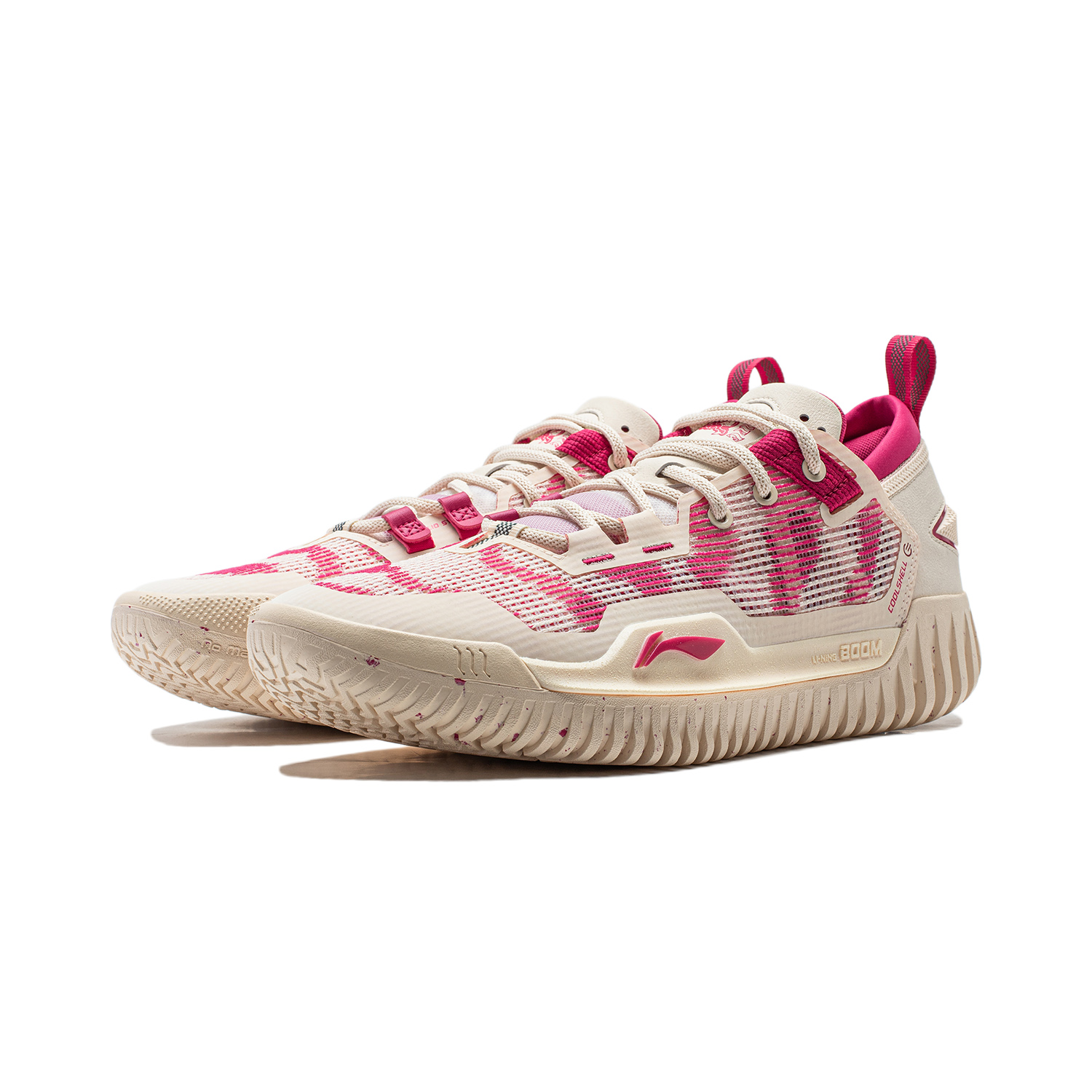 Li Ning BadFive 3 Low Slip Resistant And Breathable Coverage Low top Basketball Shoes Men’s Matte Ecru