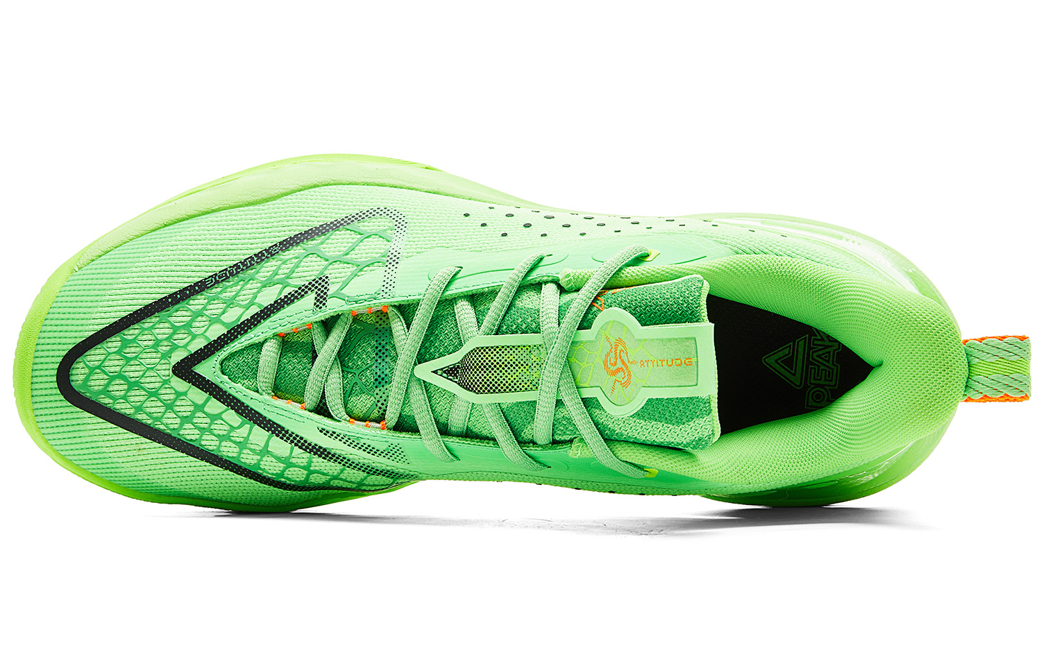 PEAK Taichi Triangle 4.0 Basketball Shoes Men’s Low Top Electric Green
