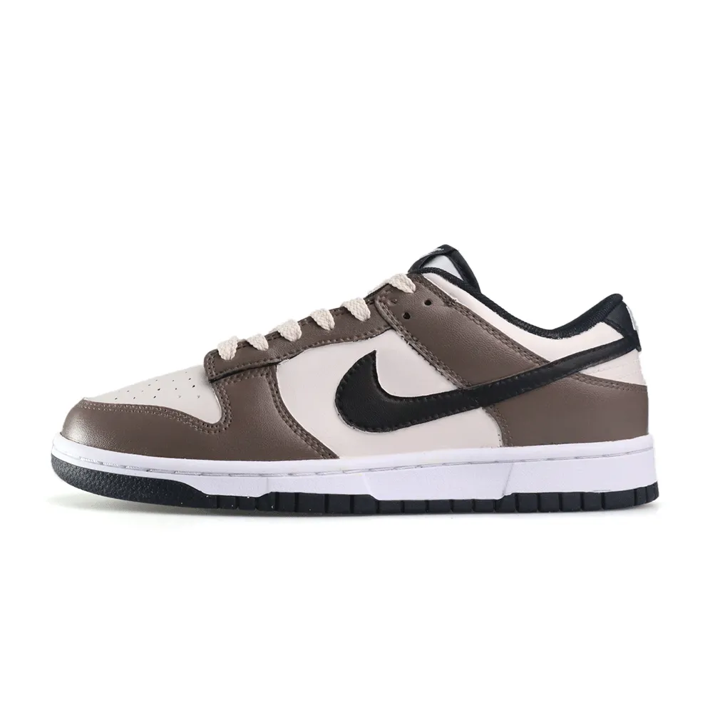 Nike Dunk Mocha, Panda, Outdoor Versatile Abrasion Resistant Low top Skate Shoes Unisex Khaki Brown