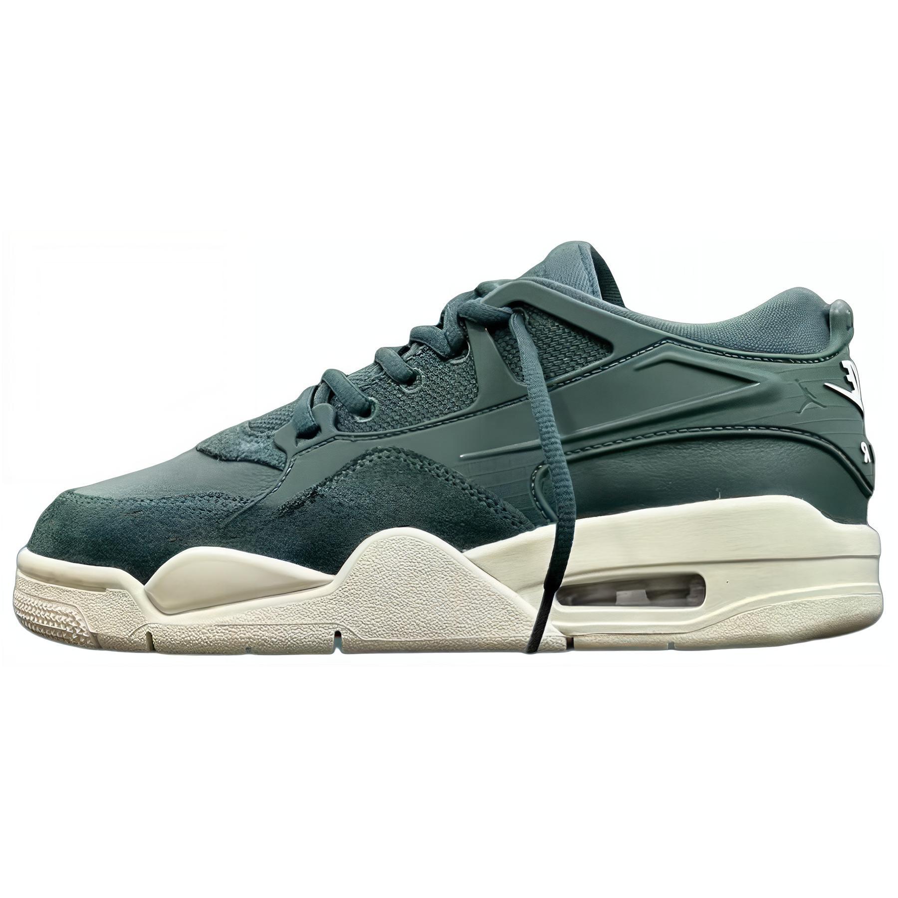 Jordan Air Jordan 4 RM \"OXIDIZED GREEN\" Comfortable and trendy, shock-absorbing and wear-resistant, low-top, retro basketball shoes, women's green
