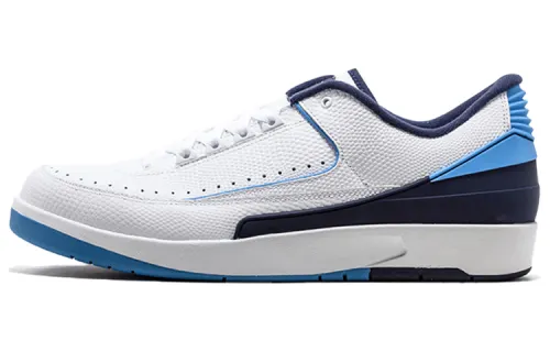 Jordan Air Jordan 2 Retro Low University Blue low-top retro basketball shoes men's white 2016 version
