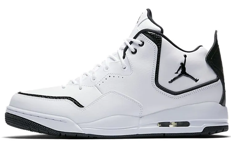 Jordan Courtside 23 Vintage Basketball Shoes Men's Mid Top Black White