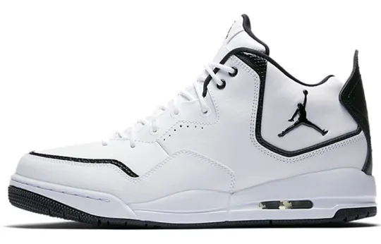 Jordan Courtside 23 Vintage Basketball Shoes Men's Mid Top Black White