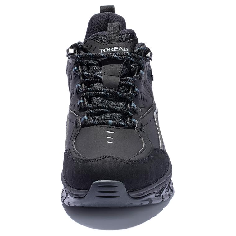 TOREAD Slip Resistant Abrasion Resistant Low top Hiking Shoes Men’s Black