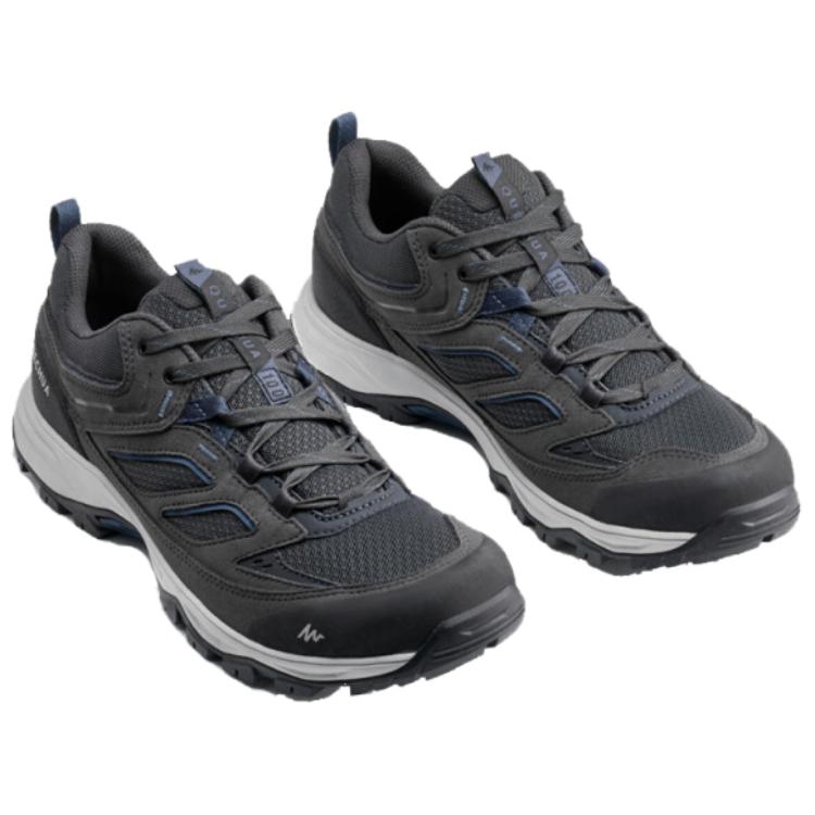 DECATHLON MH100 Leather Low top Hiking Shoes Men’s Gray