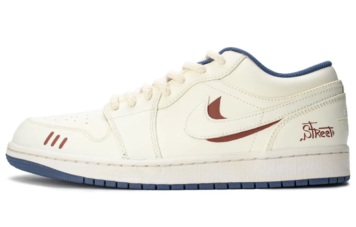 Jordan Air Jordan 1 Low Cushioning Slip Resistant Cushioning Slip Resistant Low top Vintage Basketball Shoes Men's