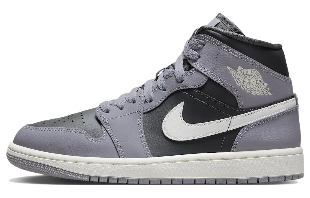 Air Jordan 1 Mid 'Cement Grey' Women's