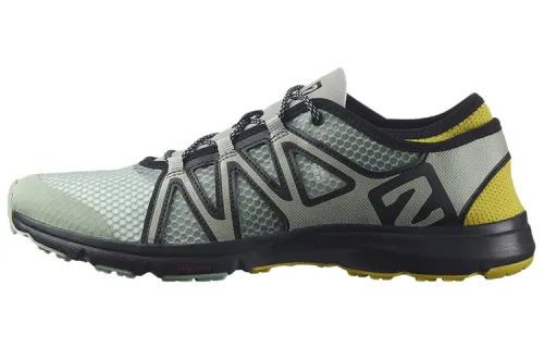 SALOMON CROSS Mountaineering & Hiking Shoes Men's Low Top Black/Green