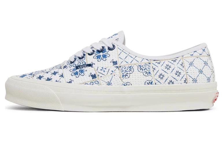 Кеды KITH x Vans Vault (бело-синие)