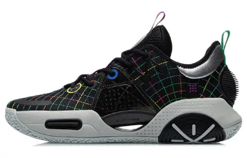 LiNing Li Ning All City9 Wade series wear-resistant and breathable low-top basketball shoes men's black