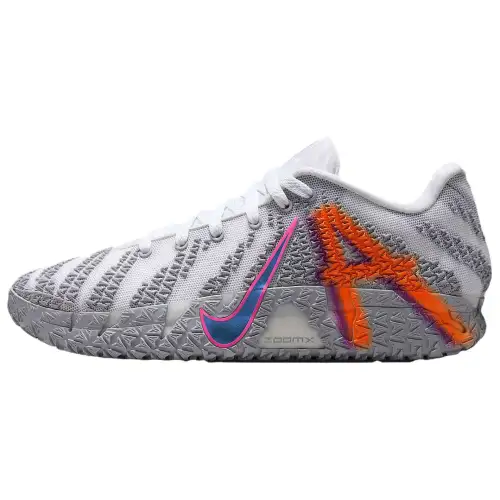 Nike Ja 3 Morant III, comfortable, soft, lightweight basketball shoes, same style for men and women, white gray, overseas version