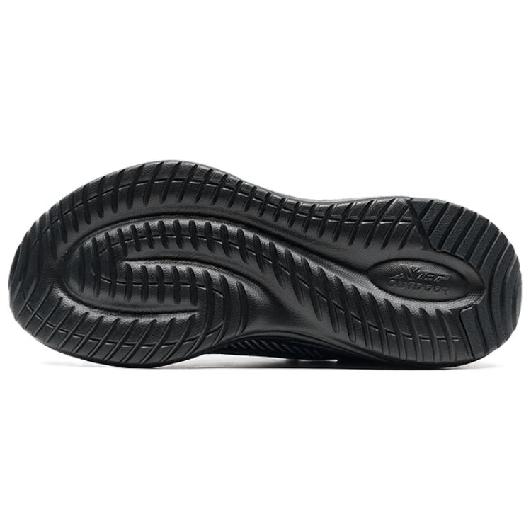 XTEP Lightweight Abrasion Resistant Low top Hiking Shoes Men’s Black