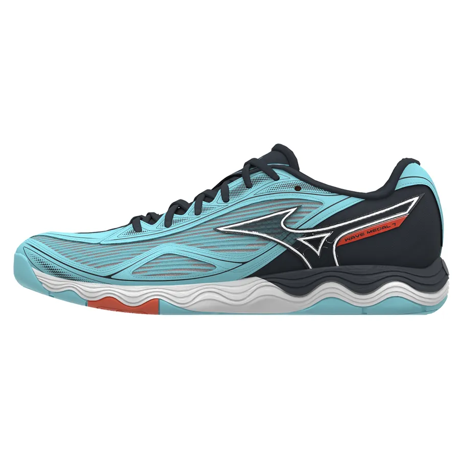 Mizuno Slip Resistant Abrasion Resistant Low top Training Shoes Unisex Cyan