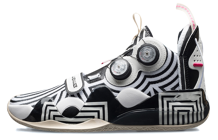 Li Ning WAY OF WADE Basketball Shoes Men’s Mid Top Black/White