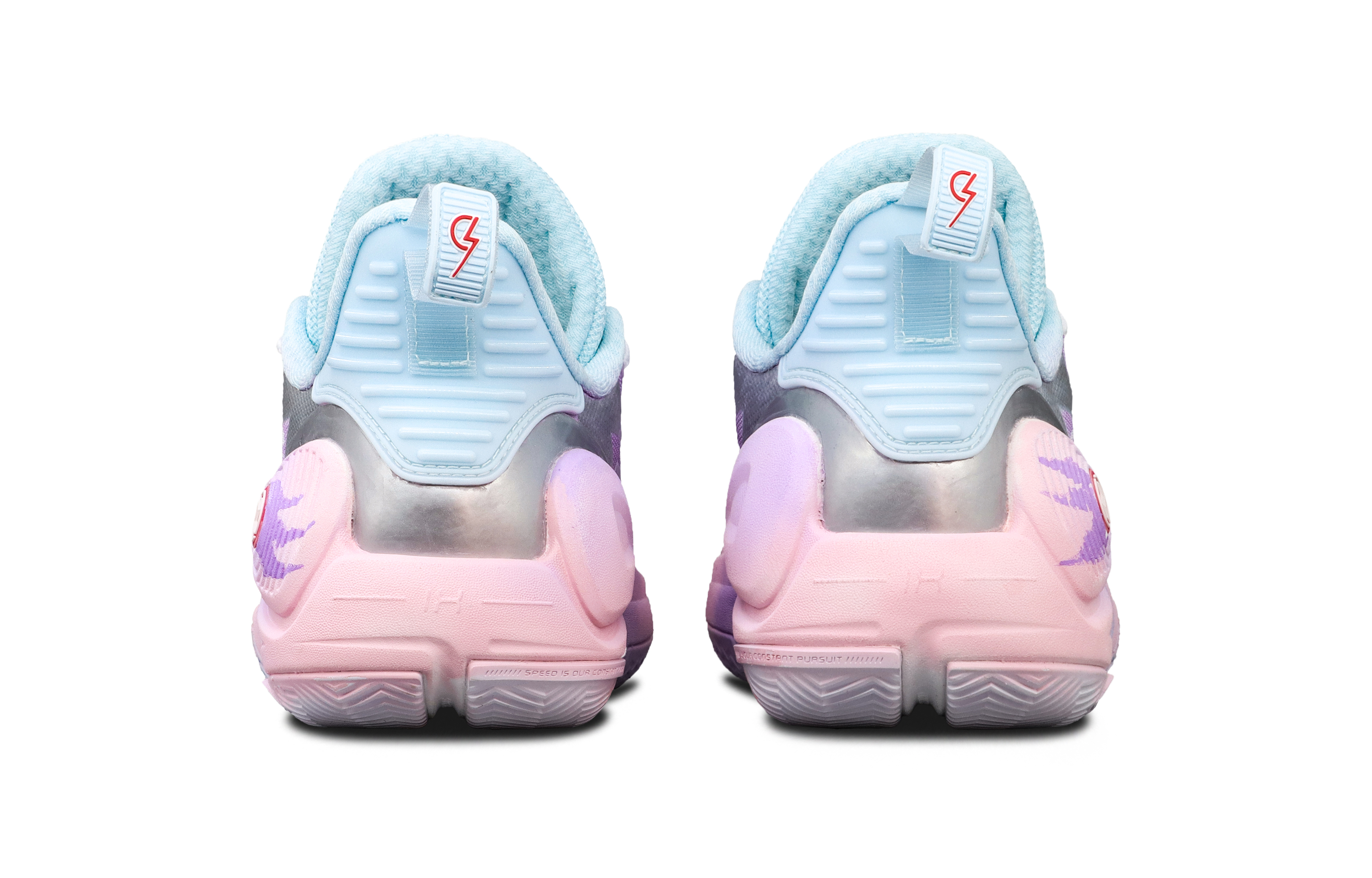Li Ning Speed 9 Slip Resistant And Abrasion Resistant Coverage Low top Basketball Shoes Men’s Pink, Blue
