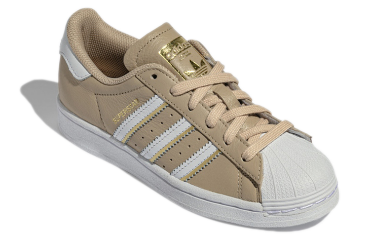 Женские кеды adidas originals Superstar W (коричневый) — фото 3