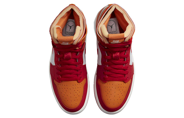 Jordan 1 High Zoom Air Cmft Fire Red Hot Curry Women’s