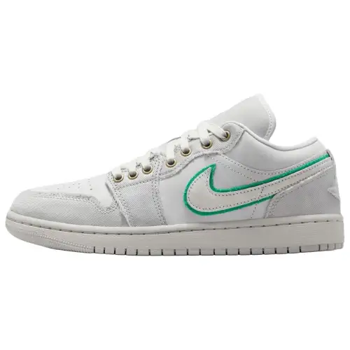 Jordan Air Jordan 1 Low top Vintage Basketball Shoes Women's Gray