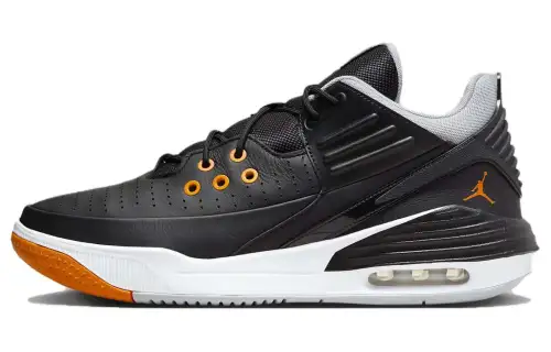 Jordan Max Aura 5 Black Wolf Grey White Magma Orange