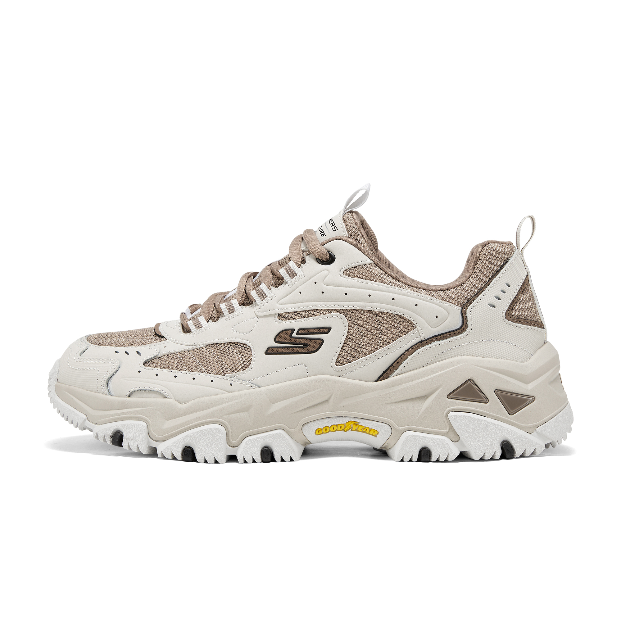 Skechers Grip Abrasion Resistant Low top Hiking Shoes Men’s Light Brown