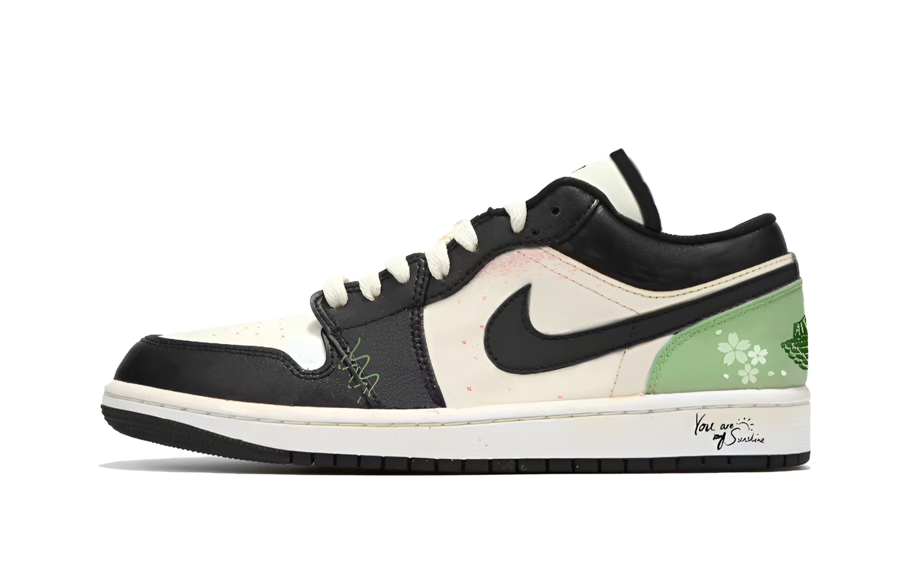 Jordan Air Jordan 1 Cushioning Low top Vintage Basketball Shoes Men’s Black