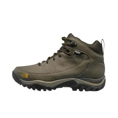 THE NORTH FACE Abrasion Resistant High top Hiking Shoes Men's Brown