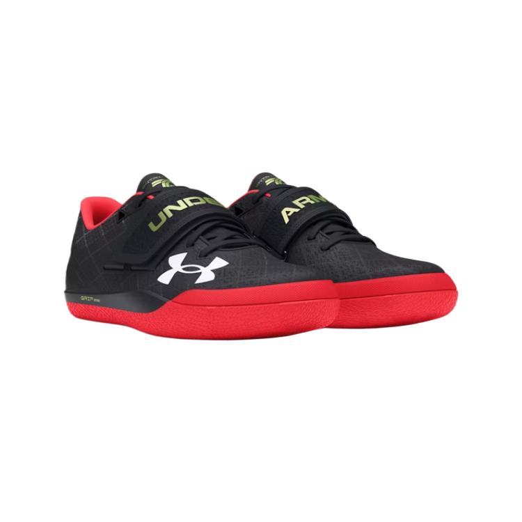 Under Armour Centric Grip Cushioning Slip Resistant Abrasion Resistant Coverage Low top Training Shoes Unisex Black