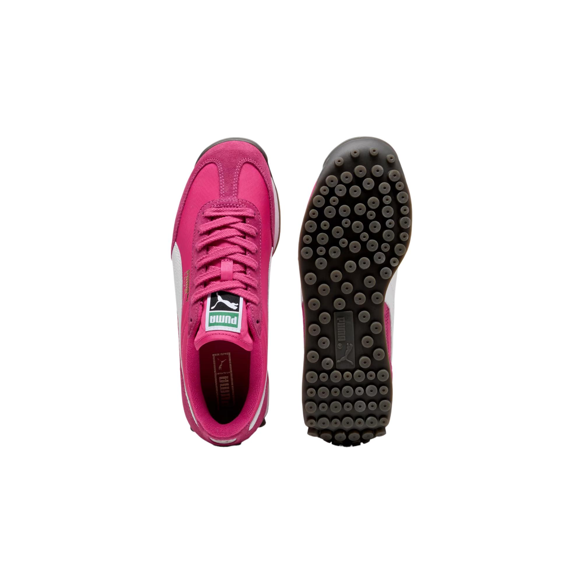 PUMA Easy Rider Cow Leather, Textile Low top Training Shoes Unisex Pink